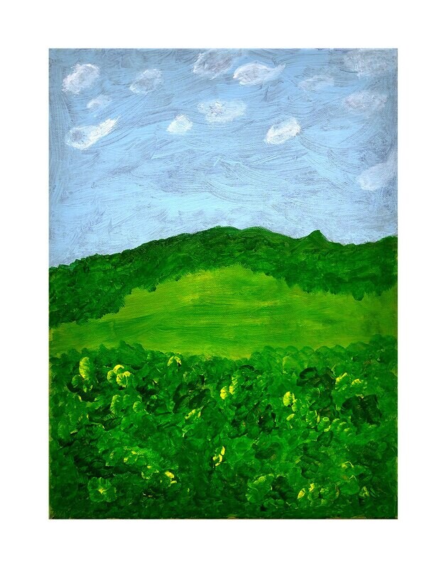 Malerei "Frühling"