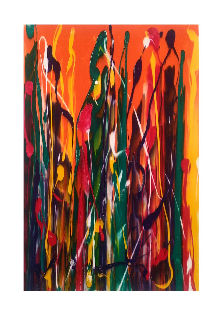 Siebdruck "ohne Titel 6"
