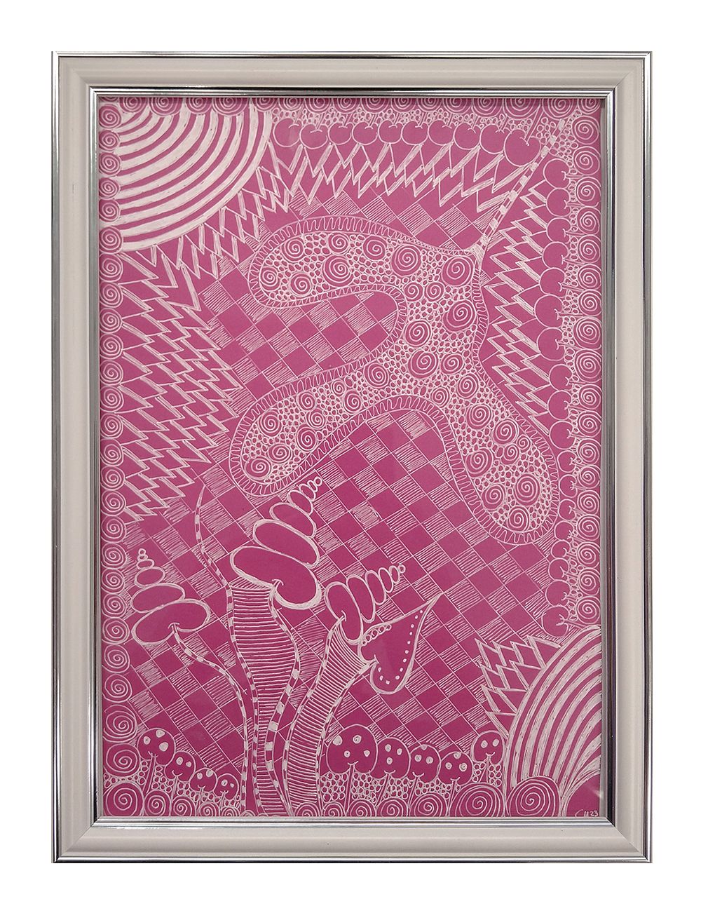 Zeichnung "Pink klein"