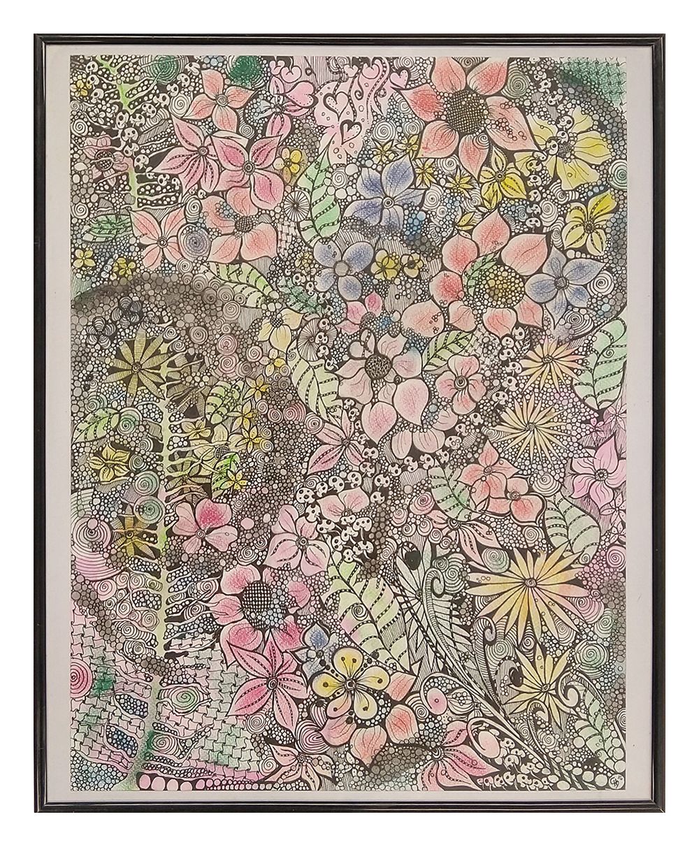 Zeichnung "Blumen"