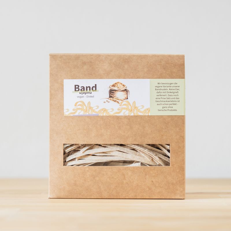 Bandnudeln Dinkel - vegan