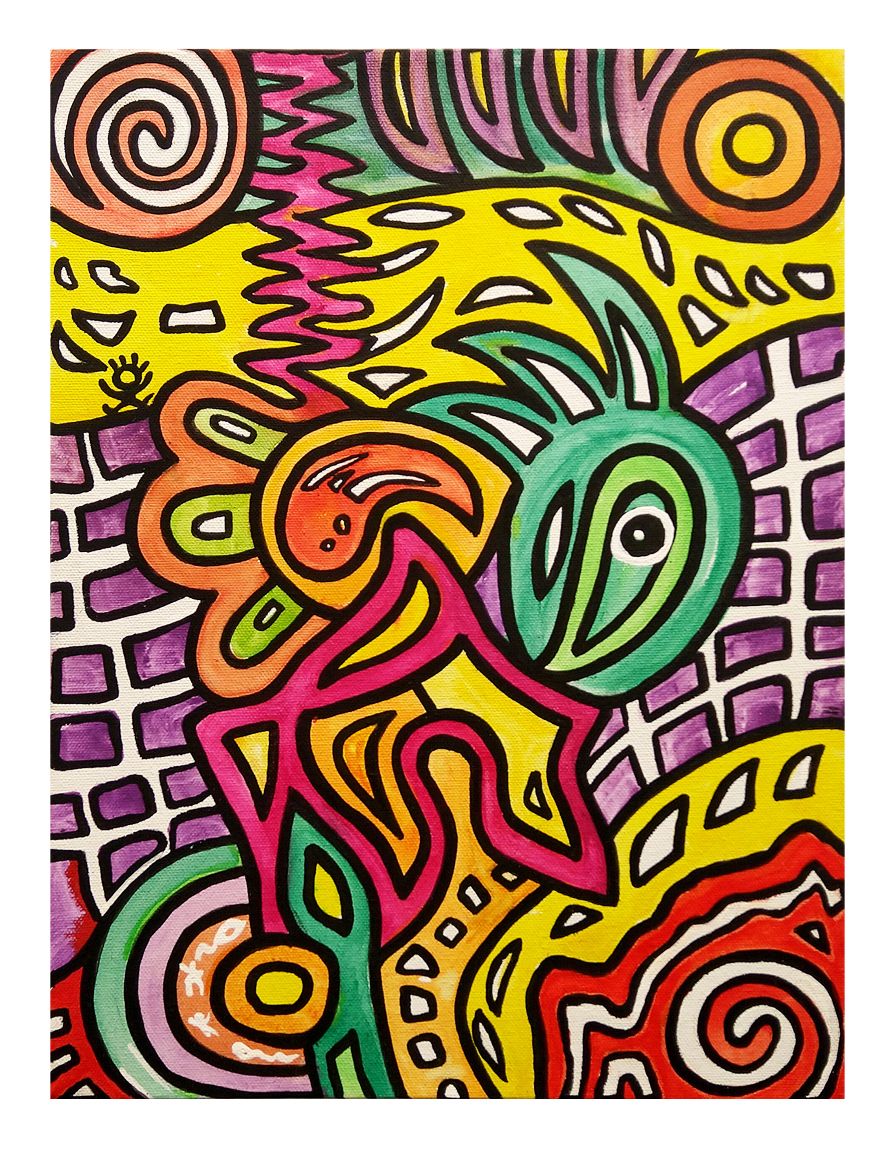 Malerei  "Ricla Nr. 33"