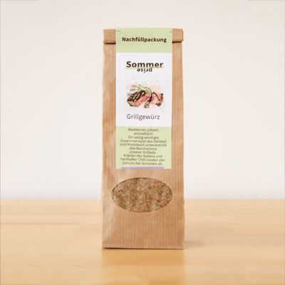 Grillgewürz „Sommerprise“ – Nachfüllpackung