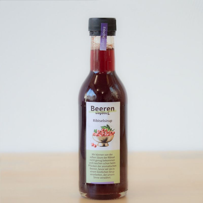 Fruchtsirup Ribisel "Beeren-Tropfen" – 250 ml