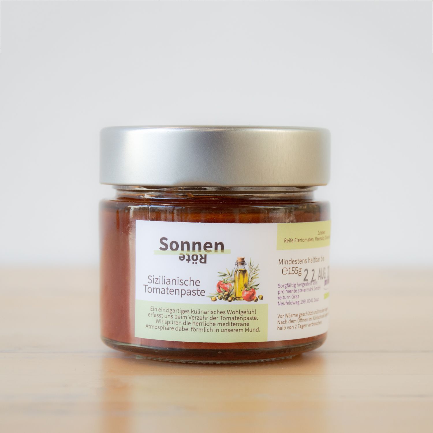 Sizilianische Tomatenpaste „Sonnen-Röte“