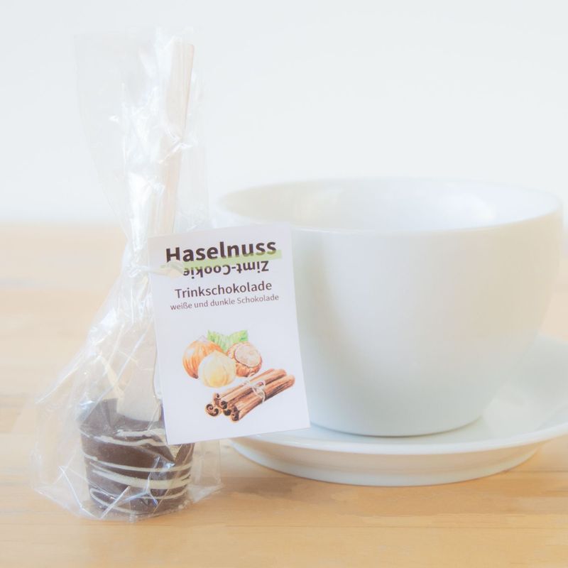 Trinkschokolade „Haselnuss-Zimt-Cookie“