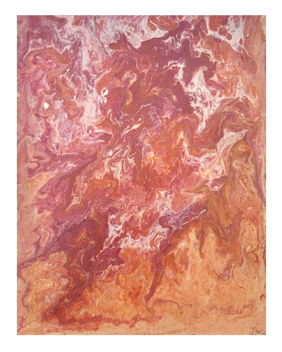 Bild "tanzender Flamingo"