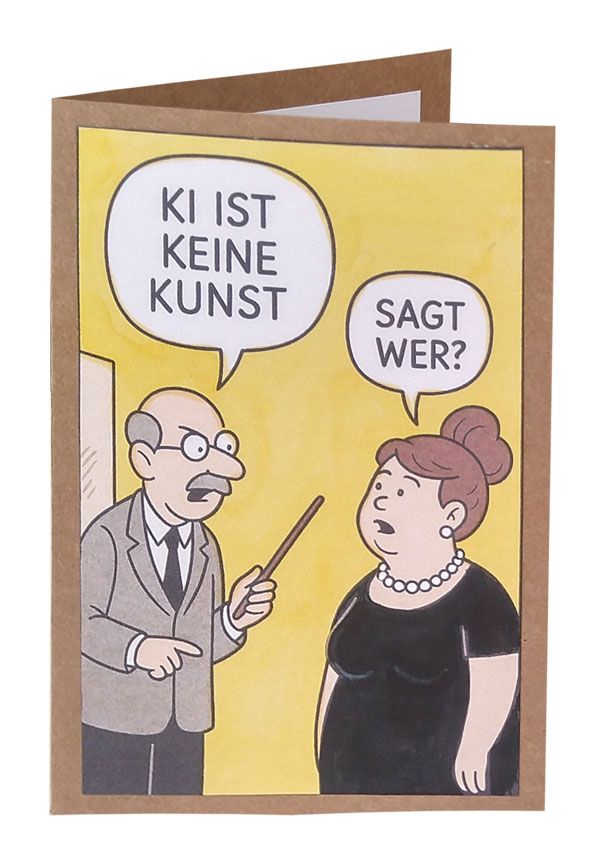 Billett: "KI ist keine Kunst 2"