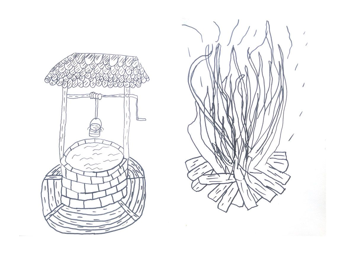 Bild: "Wasser und Feuer"