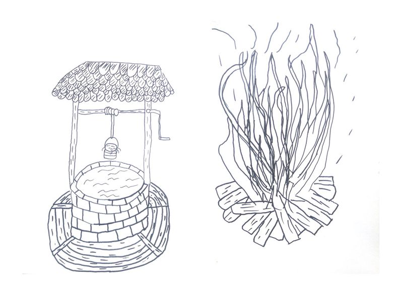 Bild: "Wasser und Feuer"