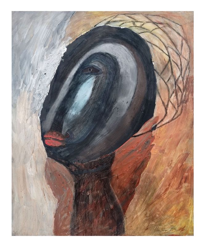 Malerei "Der afrikanische Traum"