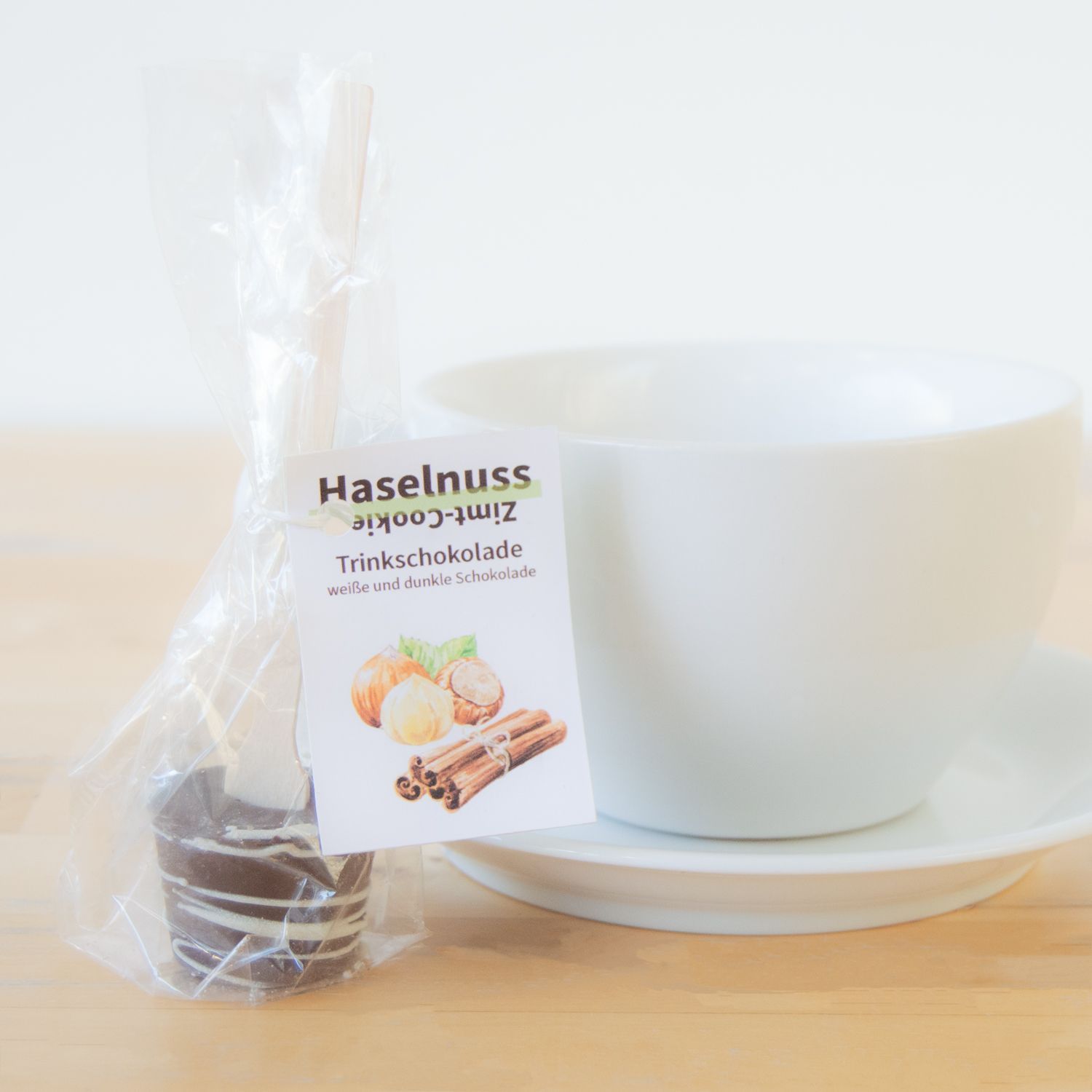 Trinkschokolade „Haselnuss-Zimt-Cookie“