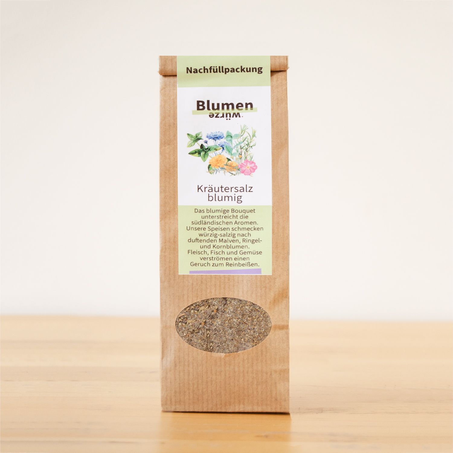 Kräutersalz „Blumenwürze“ – Nachfüllpackung Kräutersalz „Blumenwürze“ – Nachfüllpackung