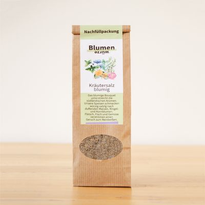 Kräutersalz „Blumenwürze“ – Nachfüllpackung Kräutersalz „Blumenwürze“ – Nachfüllpackung