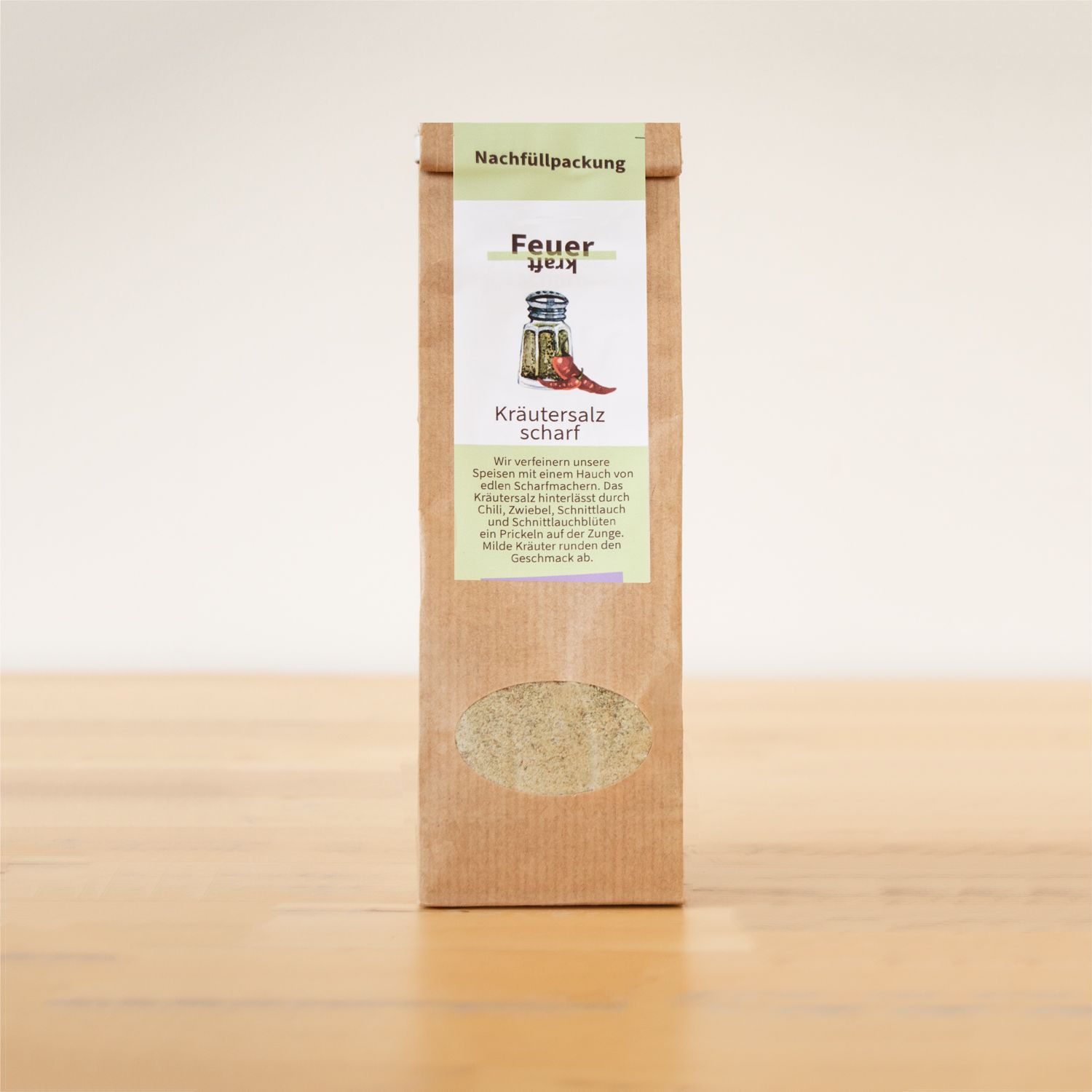 Kräutersalz „Feuerkraft“ – Nachfüllpackung