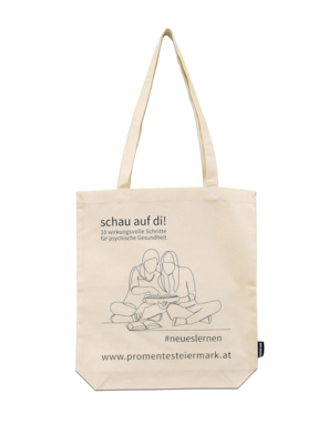 Stofftasche schau auf di! – „Neues lernen Stofftasche schau auf di! – „Neues lernen"