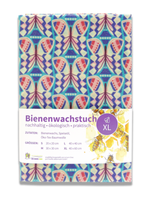 Bienenwachstuch (Schmetterling) – x-large