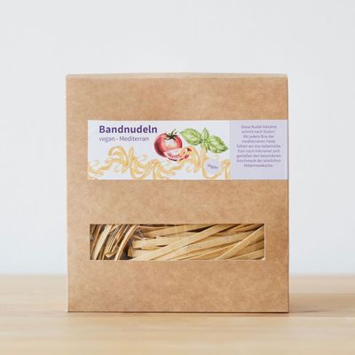 Bandnudeln „Mediterran“ – vegan