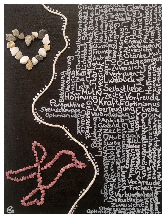 Mischtechnik "Facetten"