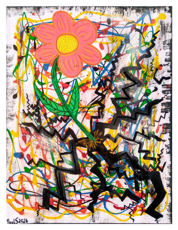 Malerei "Aufwärts ins Licht"