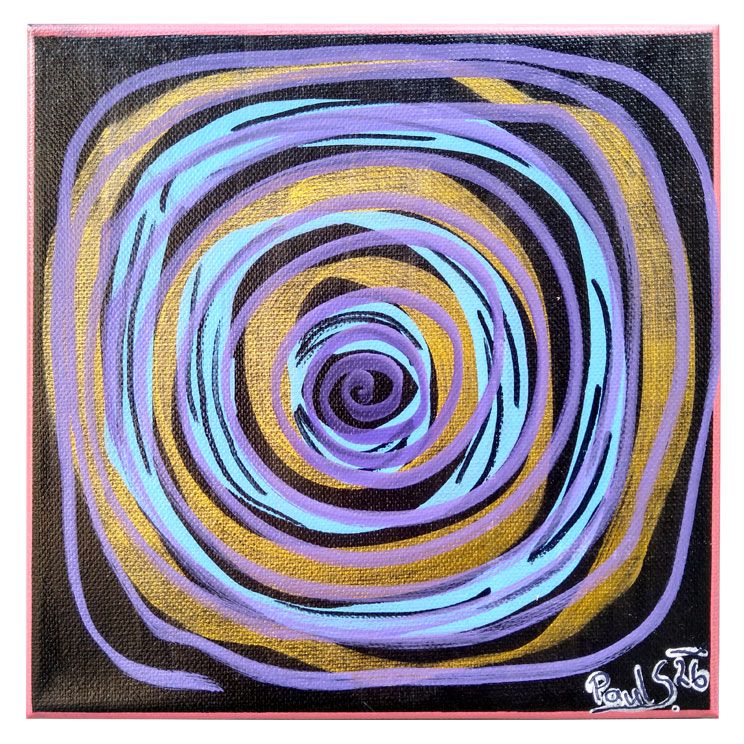 Malerei "Linien der Stärke"