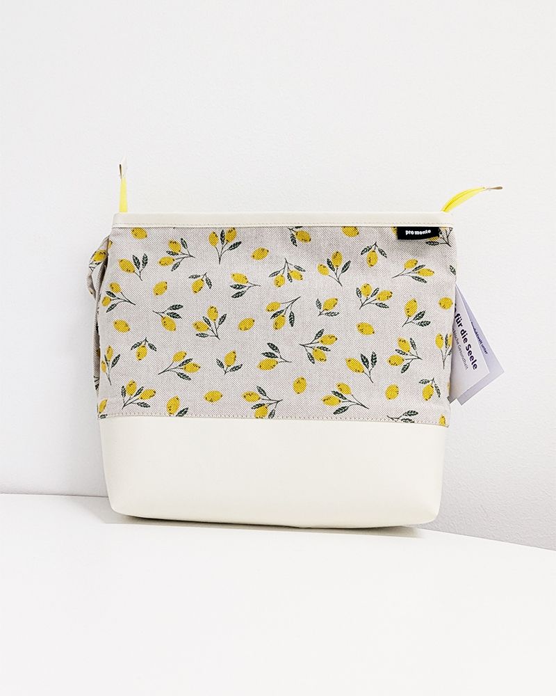Einzelstück – Kosmetiktasche – Zitronen Einzelstück – Kosmetiktasche – Zitronen