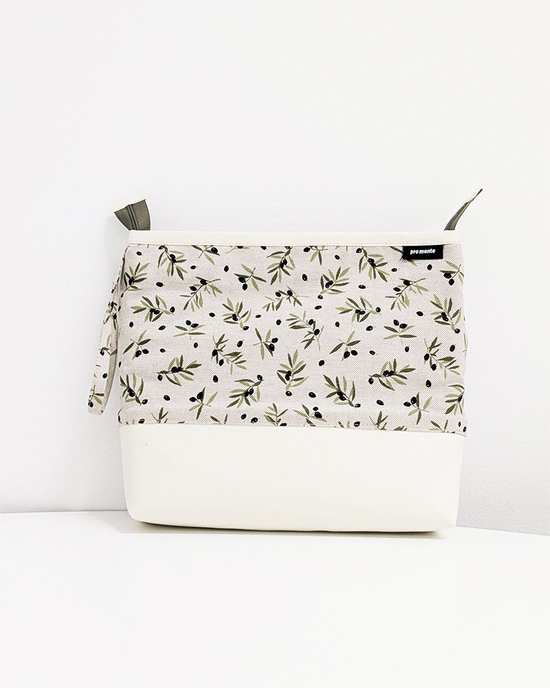 Einzelstück – Kosmetiktasche – Oliven Einzelstück – Kosmetiktasche – Oliven