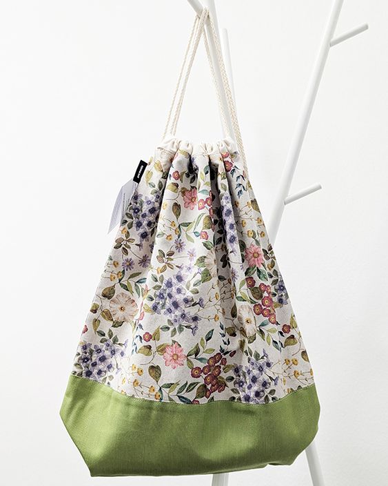 Einzelstück – Turnbeutel – Blüten