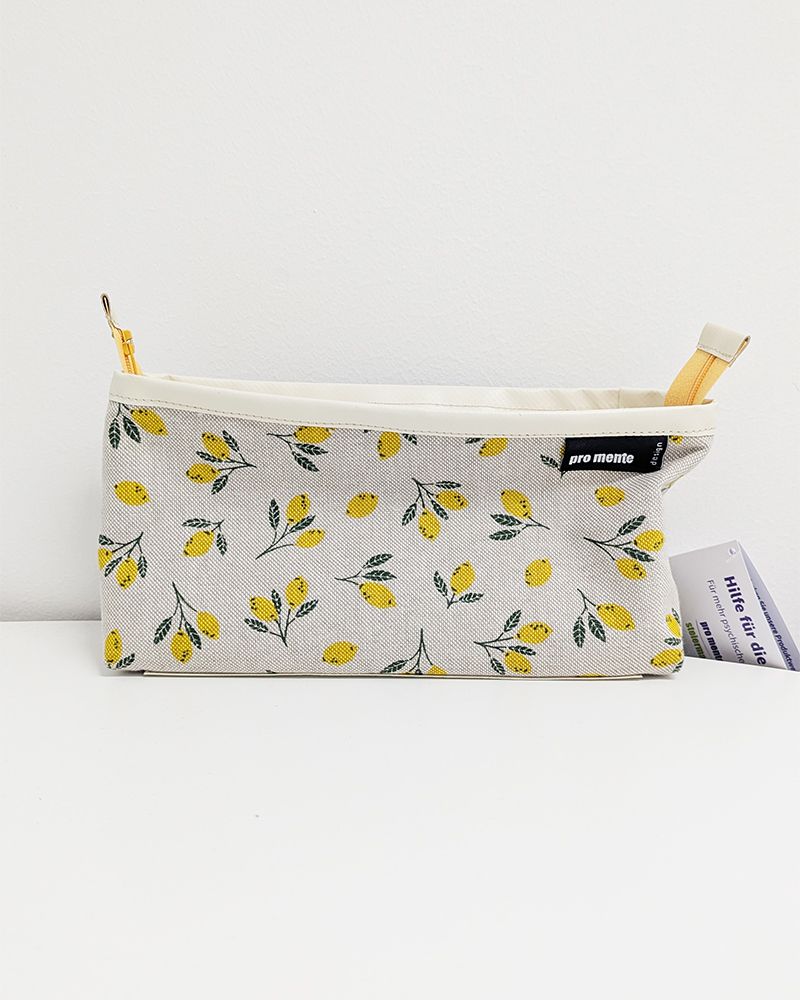 Einzelstück – Beautycase – Zitronen