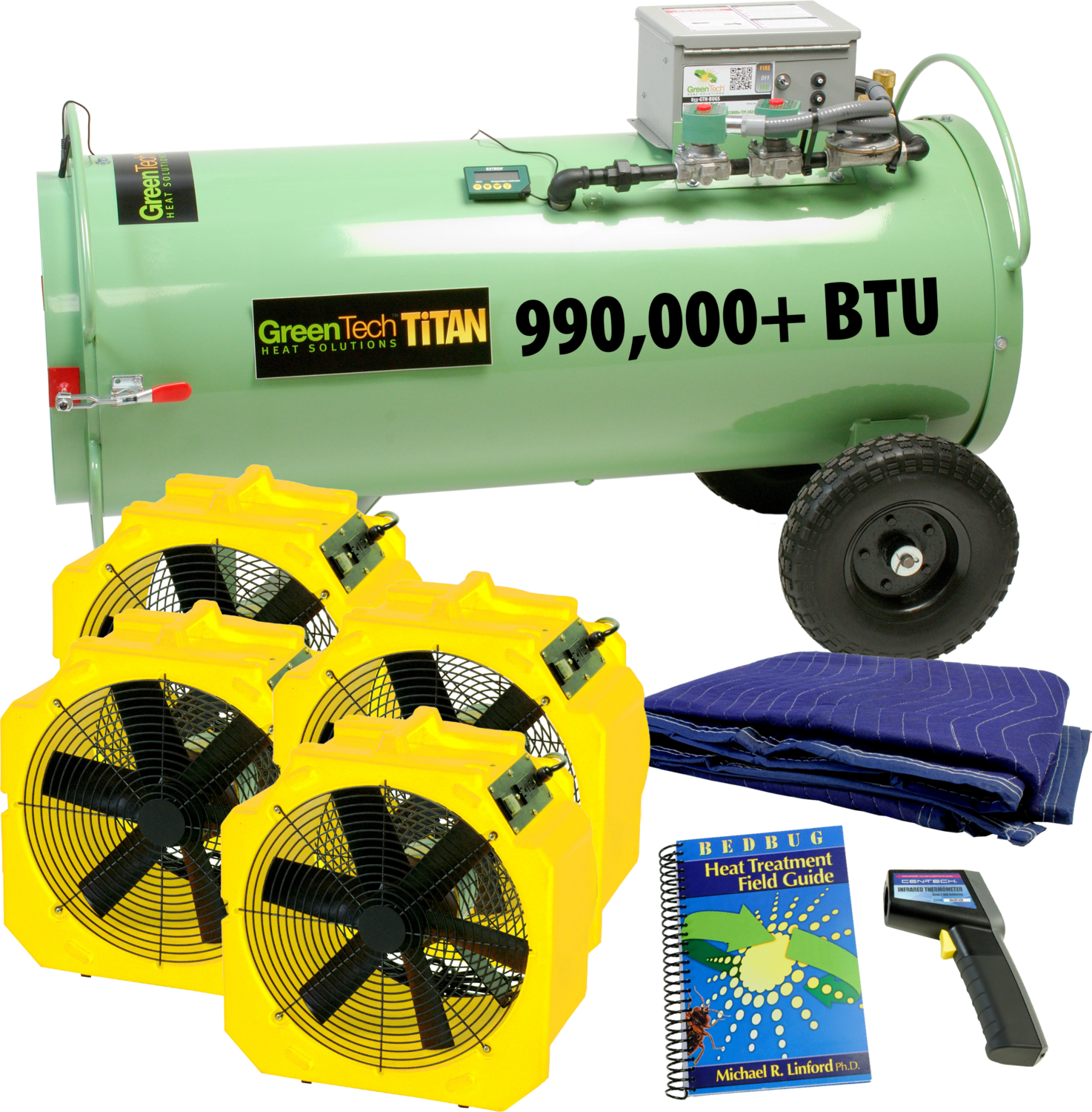 Titan 800 Combustion Bed Bug Heater Package