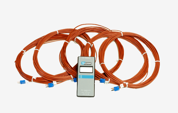 TeGam Temp System with 5 probes, 50 ft