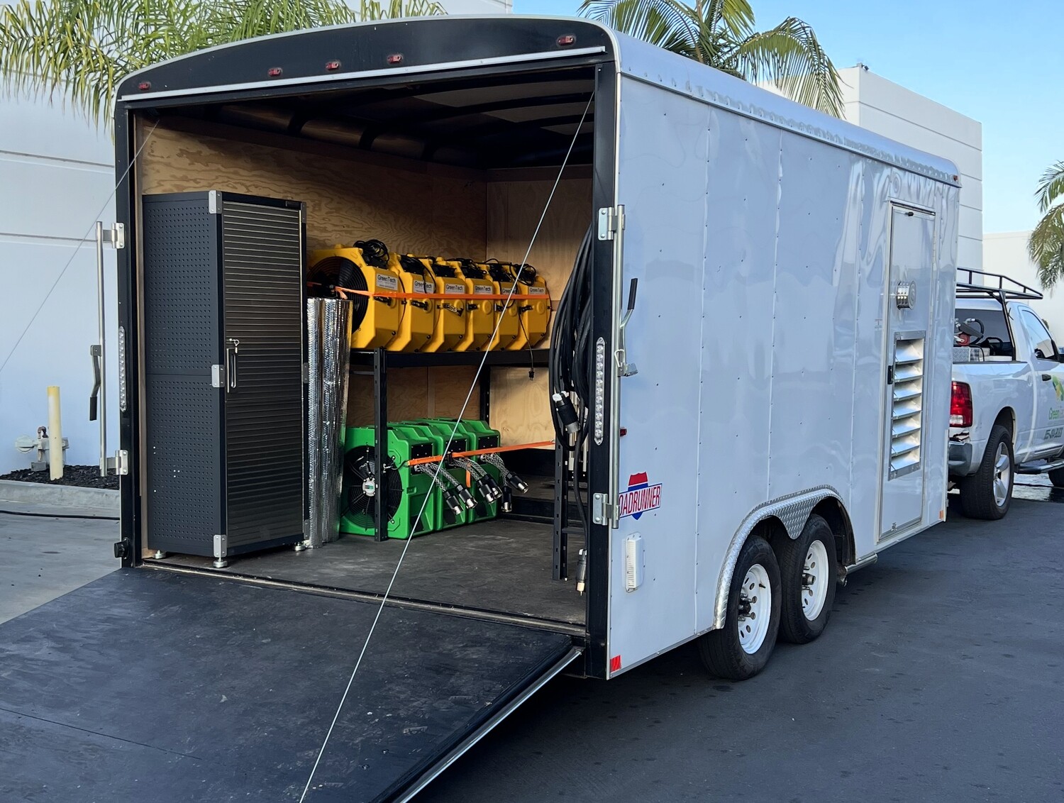 Mobile Thermal Pest Eradication generator trailer package
