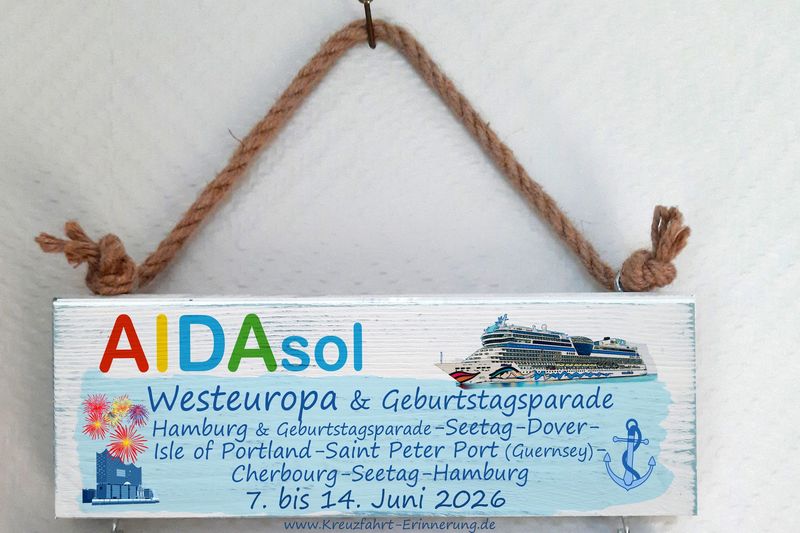 SPECIAL Reisen-Kette XL **Geburtstagsparade AIDA**
