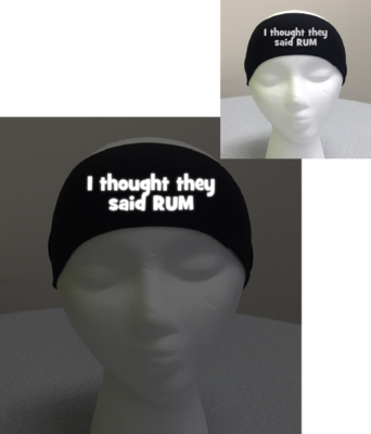 Headbands - I thought they said Rum