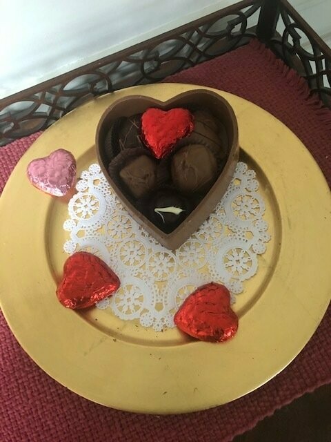 Medium Dark Chocolate Heart Box