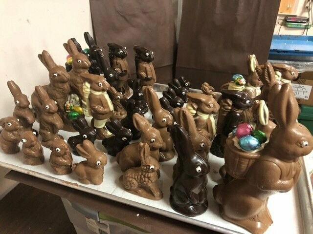 Solid Chocolate Rabbits Solid Chocolate Rabbits