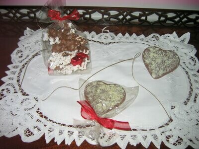 Chocolate Lace Hearts