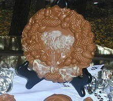 Milk Chocolate Christmas Wreath