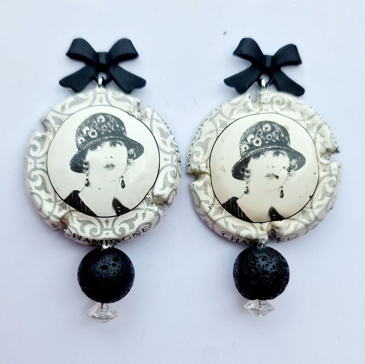 Orecchini Champagne