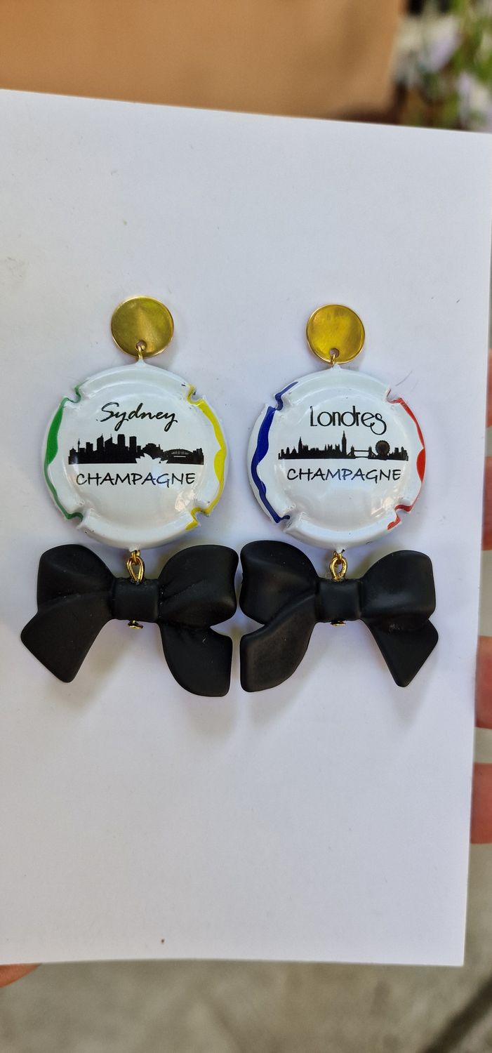 Orecchini Champagne
