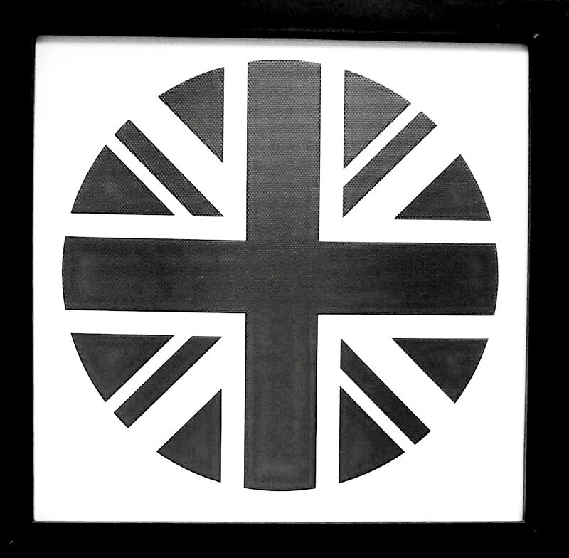 Black and White Union Jack