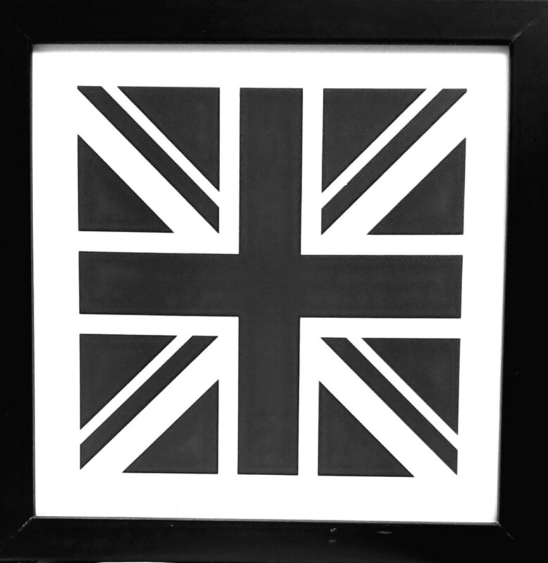 Black and White Union Jack