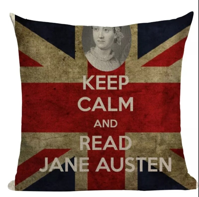 Keep Calm and Read Jane Austen Cushion Cover