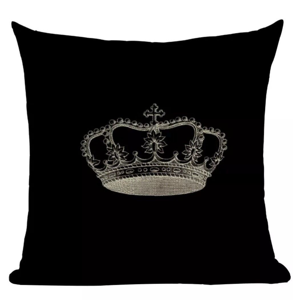 Royal Crown Cushion Cover