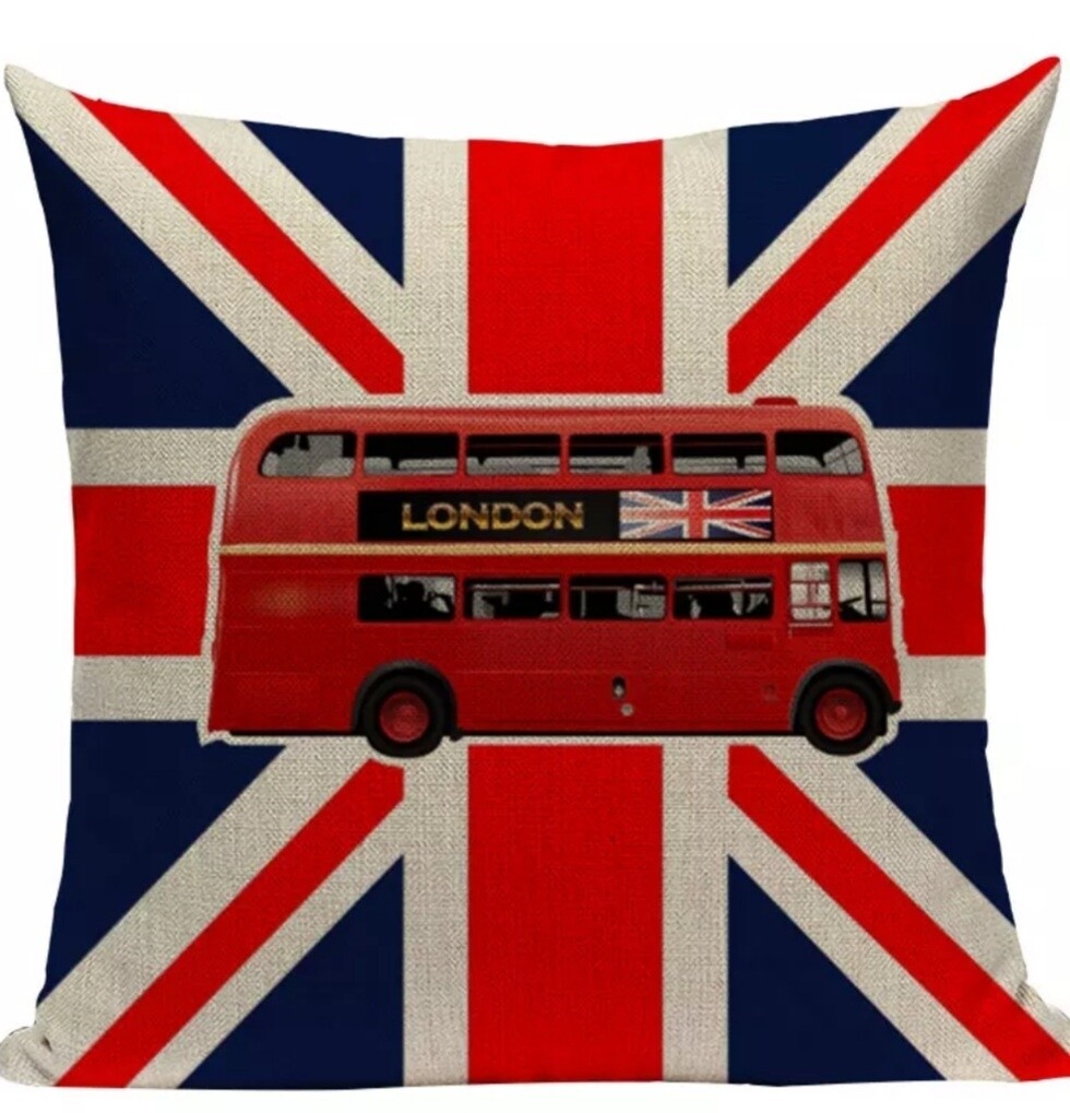 Union Jack with Double Decker Bus