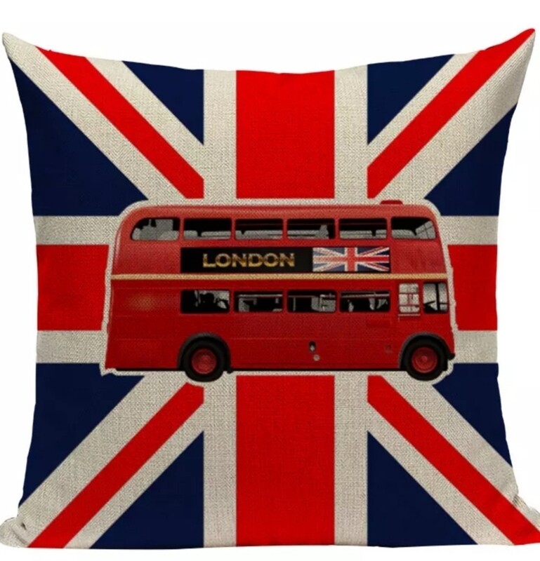 Union Jack with Double Decker Bus