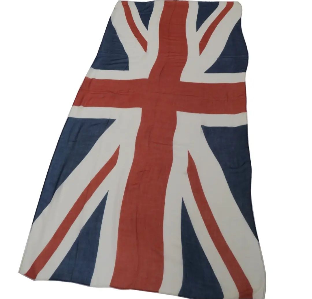 Super Lightweight Vintage Union Jack Scarf.