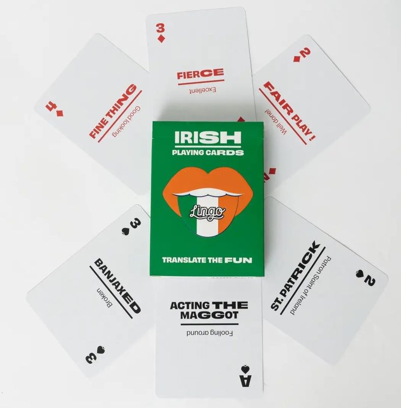 Lingo Irish Slang Playing Cards