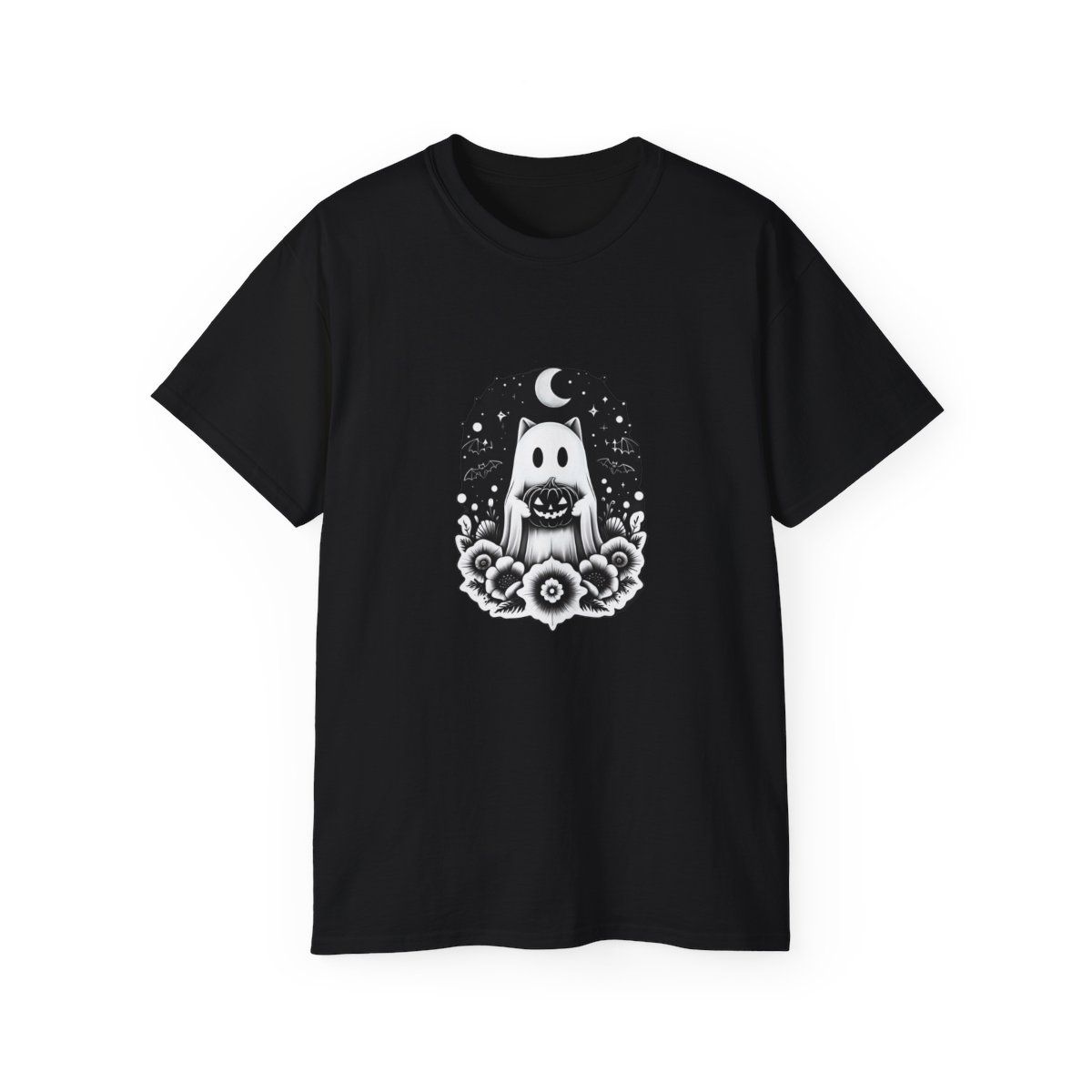 Moonlit Creature Graphic Tee | Unisex Ultra Cotton T-Shirt, Cute Gift, Halloween Shirt, Everyday Wear, Alternative Fashion