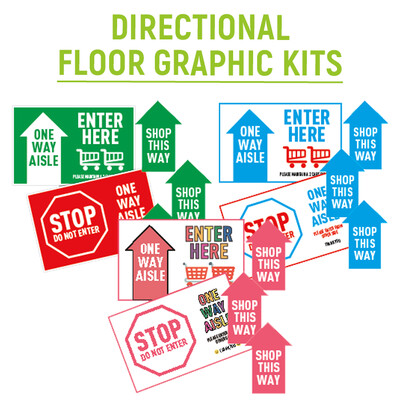 Directional Floor Graphic Kits